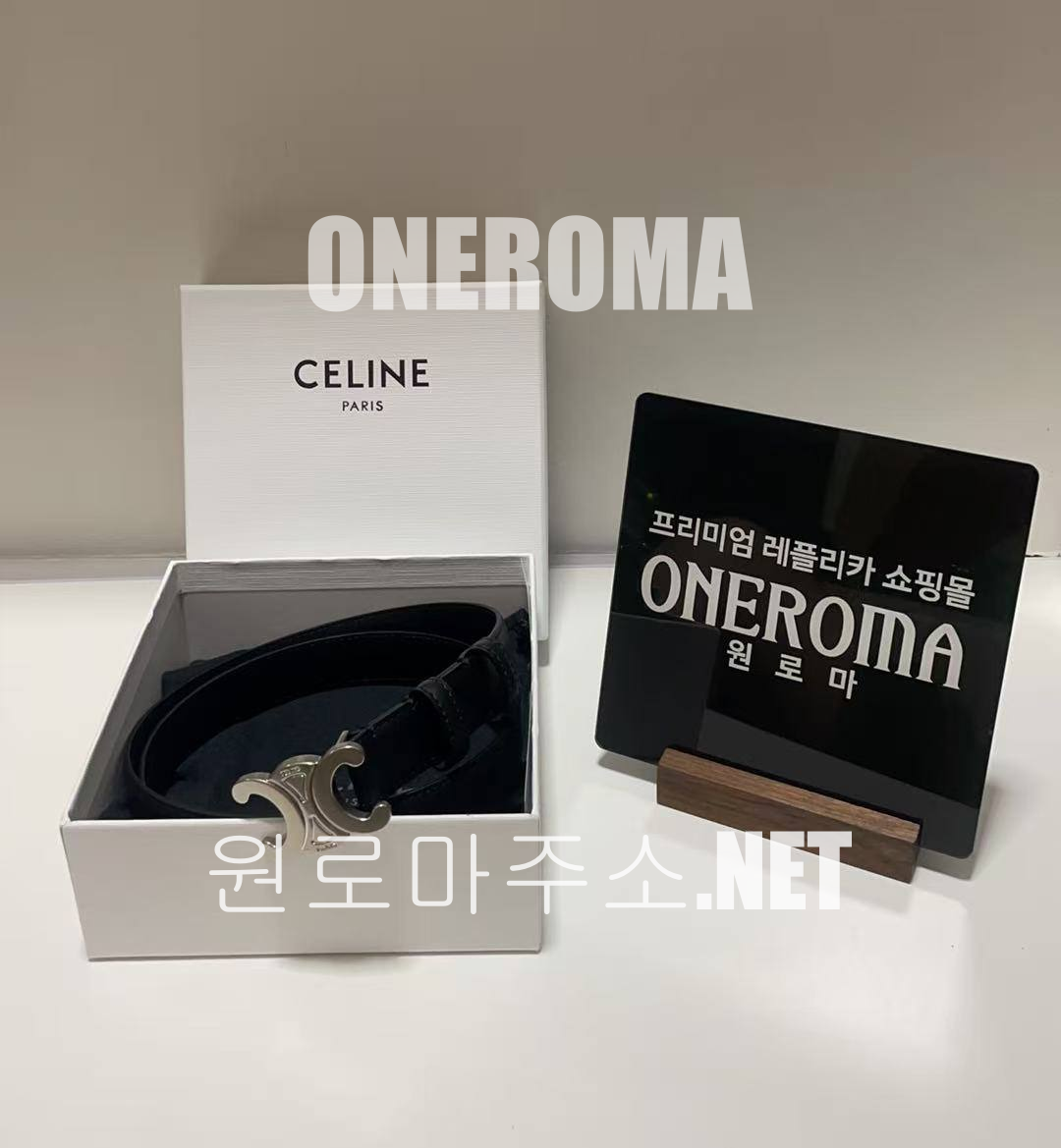 김*우 고객님 셀린느 트리옹프 벨트 은장