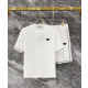 PRADA 프라다 607107 메탈 플레이트 스티치 라인 반팔&반바지 세트 2COLOR
