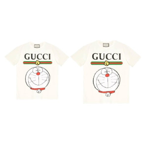 GUCCI 구찌 도라에몽 커플 반팔티