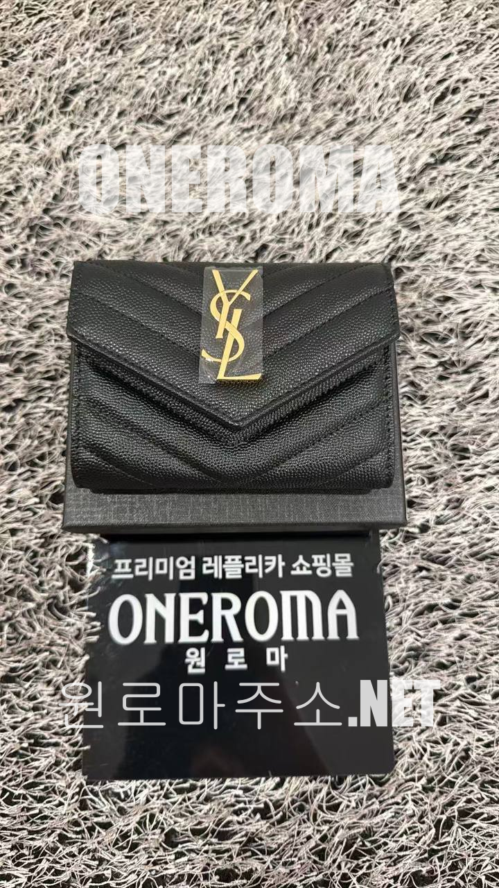 육*이 고객님 생로랑 마틀라세 YSL 지갑 캐비어