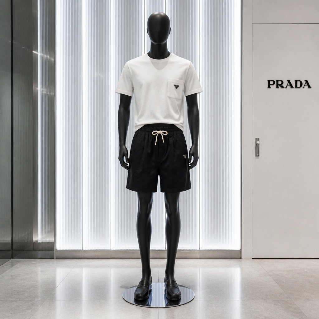 PRADA 프라다 베이직 하프 밴딩 2COLOR