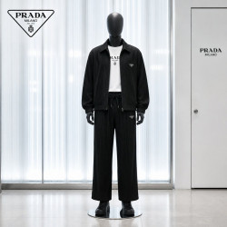 PRADA 프라다 플리츠 와이드 팬츠 2COLOR