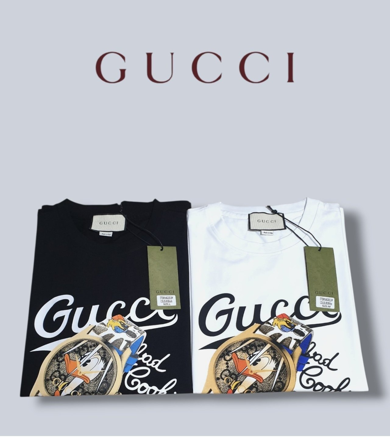GUCCI 구찌 와치덕 반팔