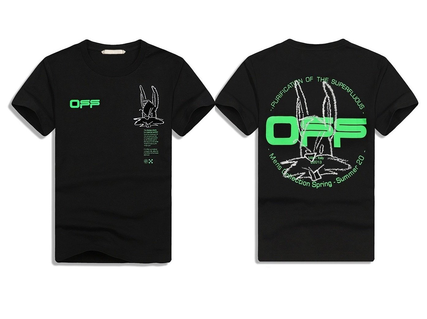 OFF-WHITE 오프화이트 해리 더 버니 반팔티