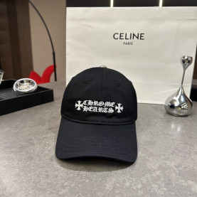 CHROME HEARTS 크롬하츠 시그니처 고딕 로고 자수 베이스볼 캡