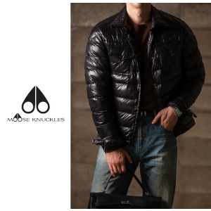 MOOSE KNUCKLES 무스너클 덕다운 셔츠패딩