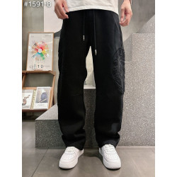 CHROME HEARTS 크롬하츠 홀스슈 빅 크로스 패치 스웻 팬츠 2COLOR
